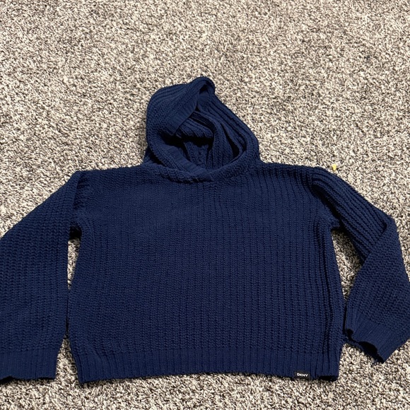Dkny Other - DKNY Navy Knit Hooded Turtleneck Sweater Size 4T Boys